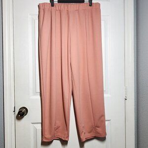 Shein Curve Light Pink/Salmon Pull-On Trousers - Size 3XL